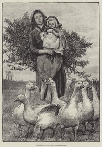 Coming Events Cast Their Shadows Before by Alfred Edward Emslie